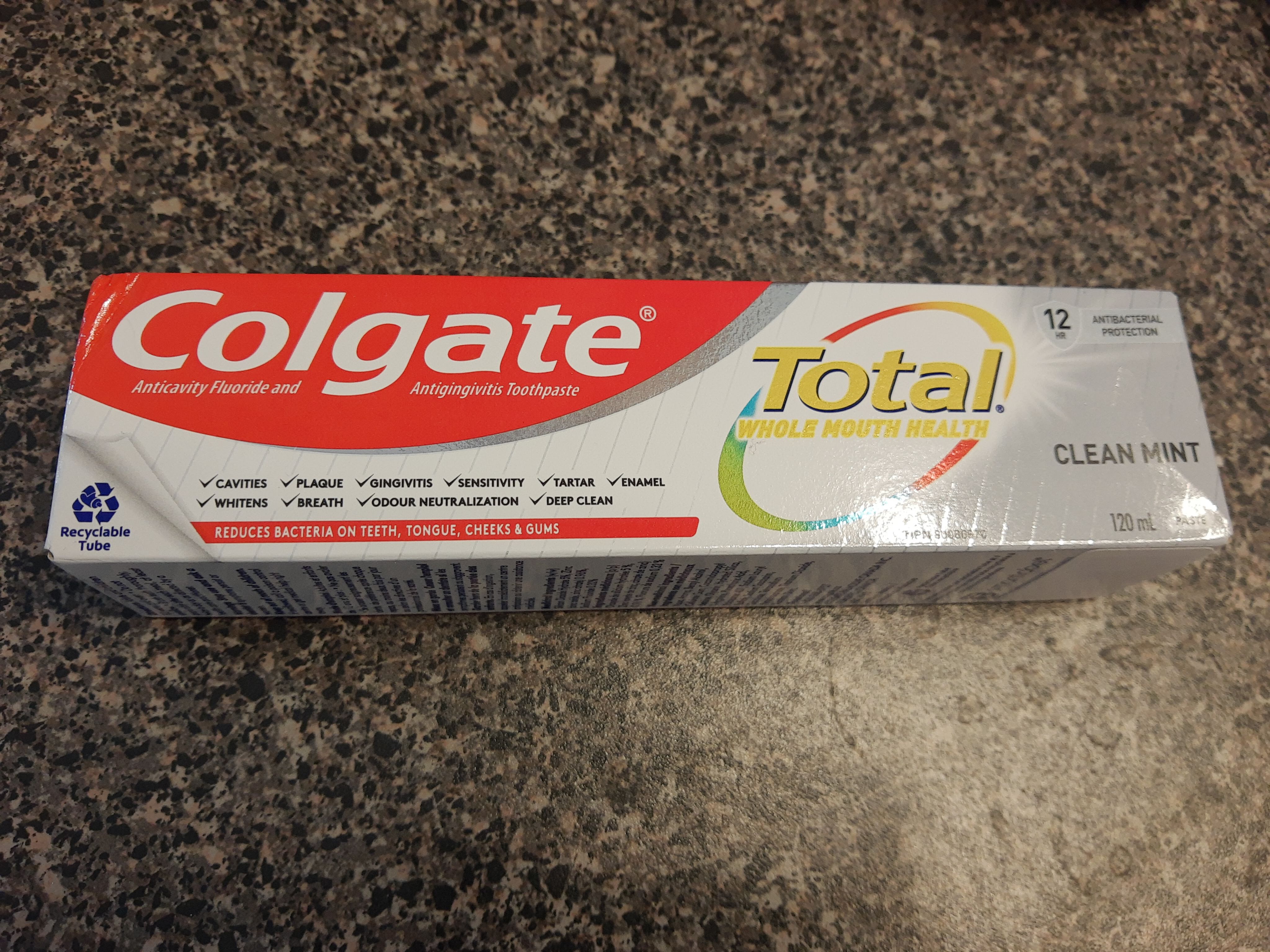 Recyclable toothpaste tube by Colgate