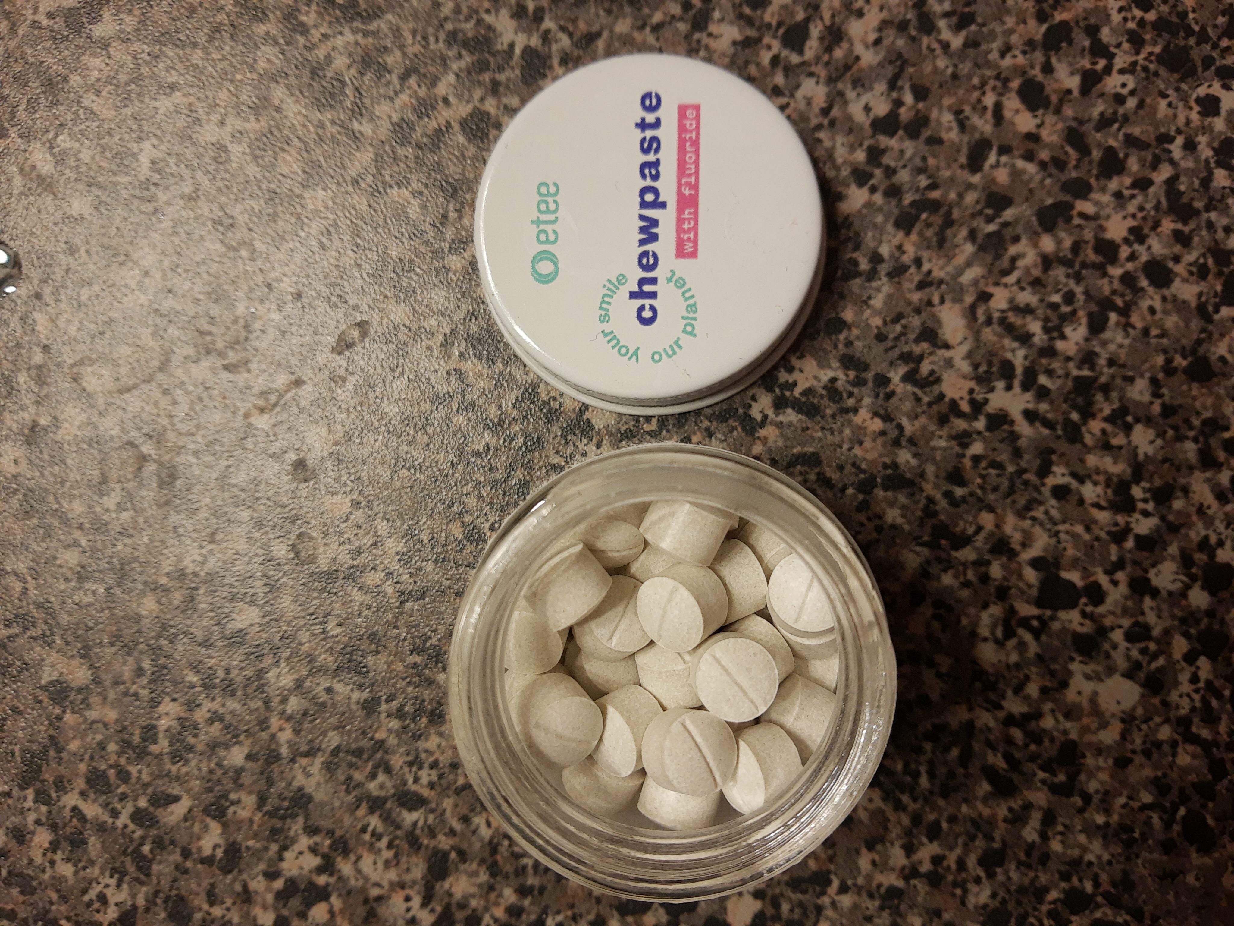 Much better chewable toothpaste tablets